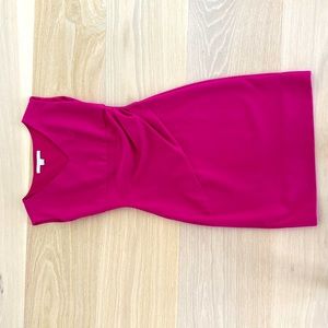 Diane von Furstenberg sleeveless fushia dress